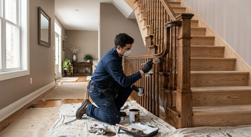 Bannister Staining in Waco, TX