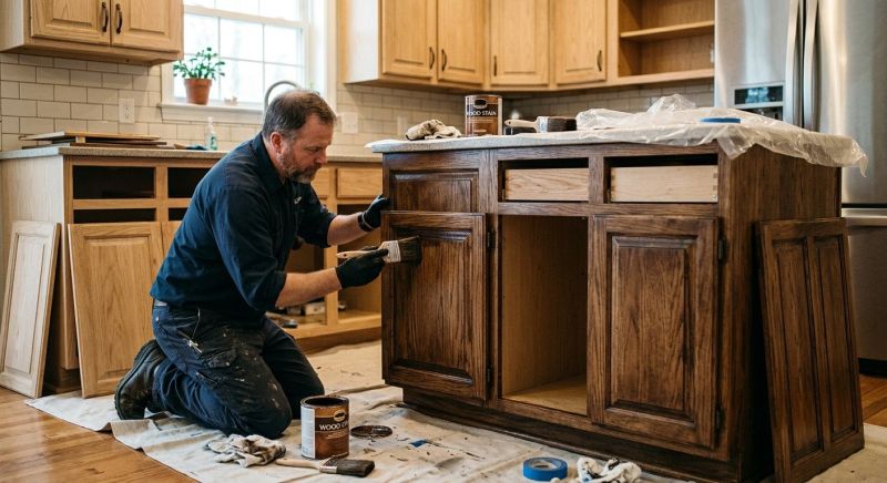 Cabinet Staining Service in Dayton, OH