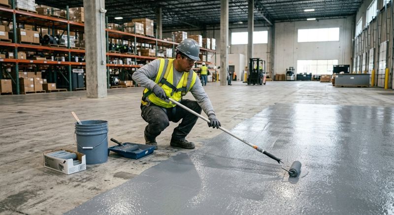 Commercial Concrete Painting in Waco, TX