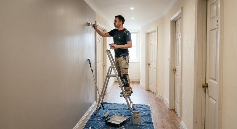 Interior Steps Painting in Wilmington, NC