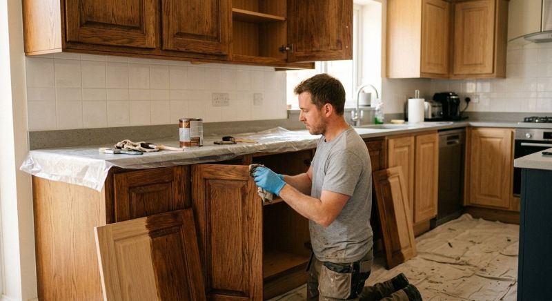Kitchen Cupboard Refinishing in Cincinnati, OH