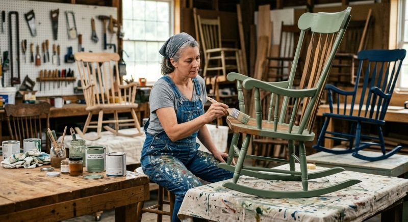 Rocking Chair Painting in Waco, TX