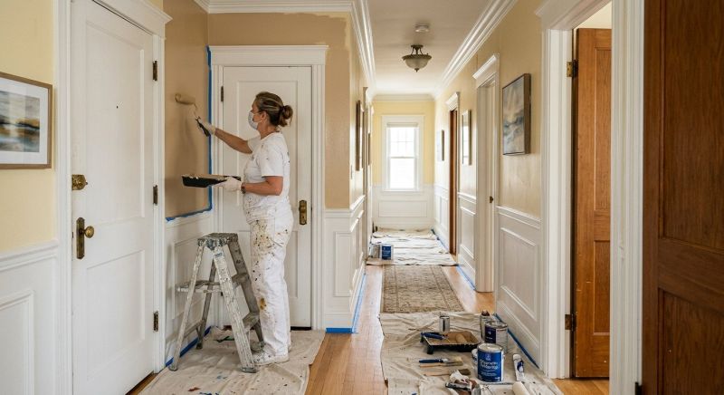 Wainscoting Painting in Wilmington, NC