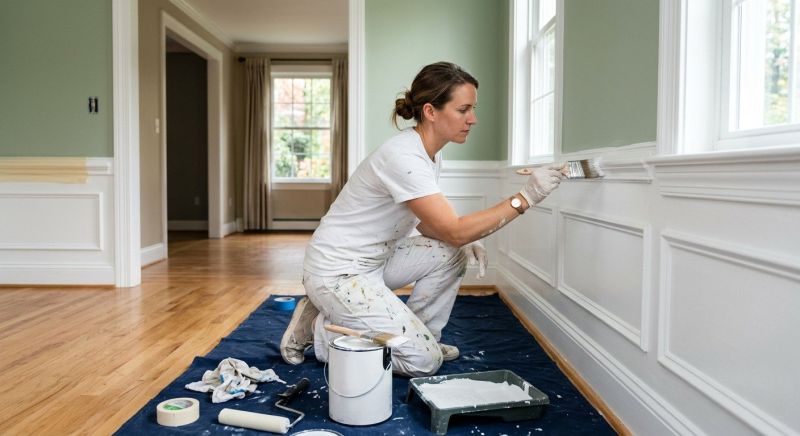 Woodwork Painting in Wilmington, NC